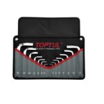 سری آلن کوتاه 14 عددی (از شماره 2 تا 19 میلیمتر) تاپ تول - TOPTUL مدل GPAQ1401
